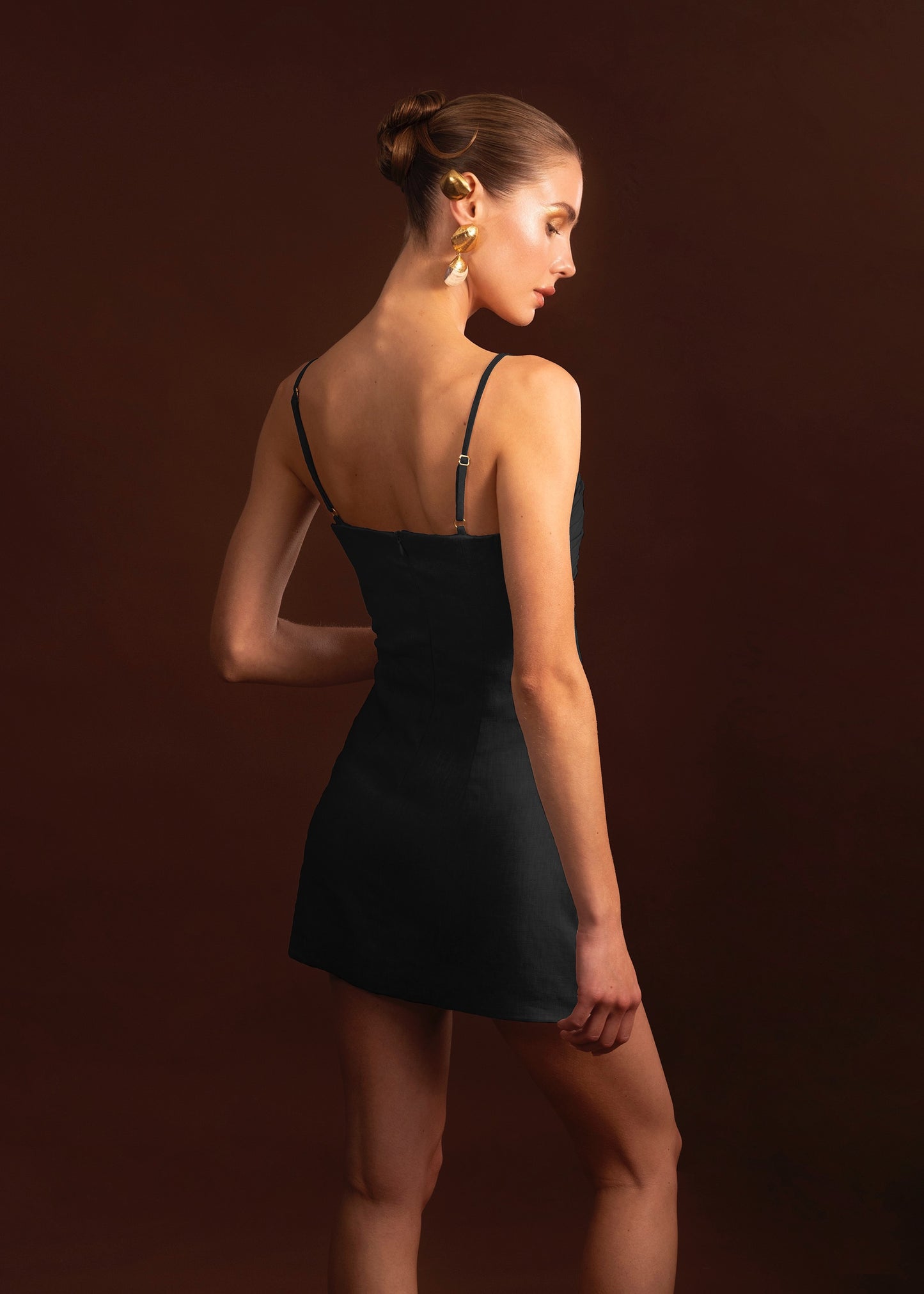 Sun Mini Dress Negro