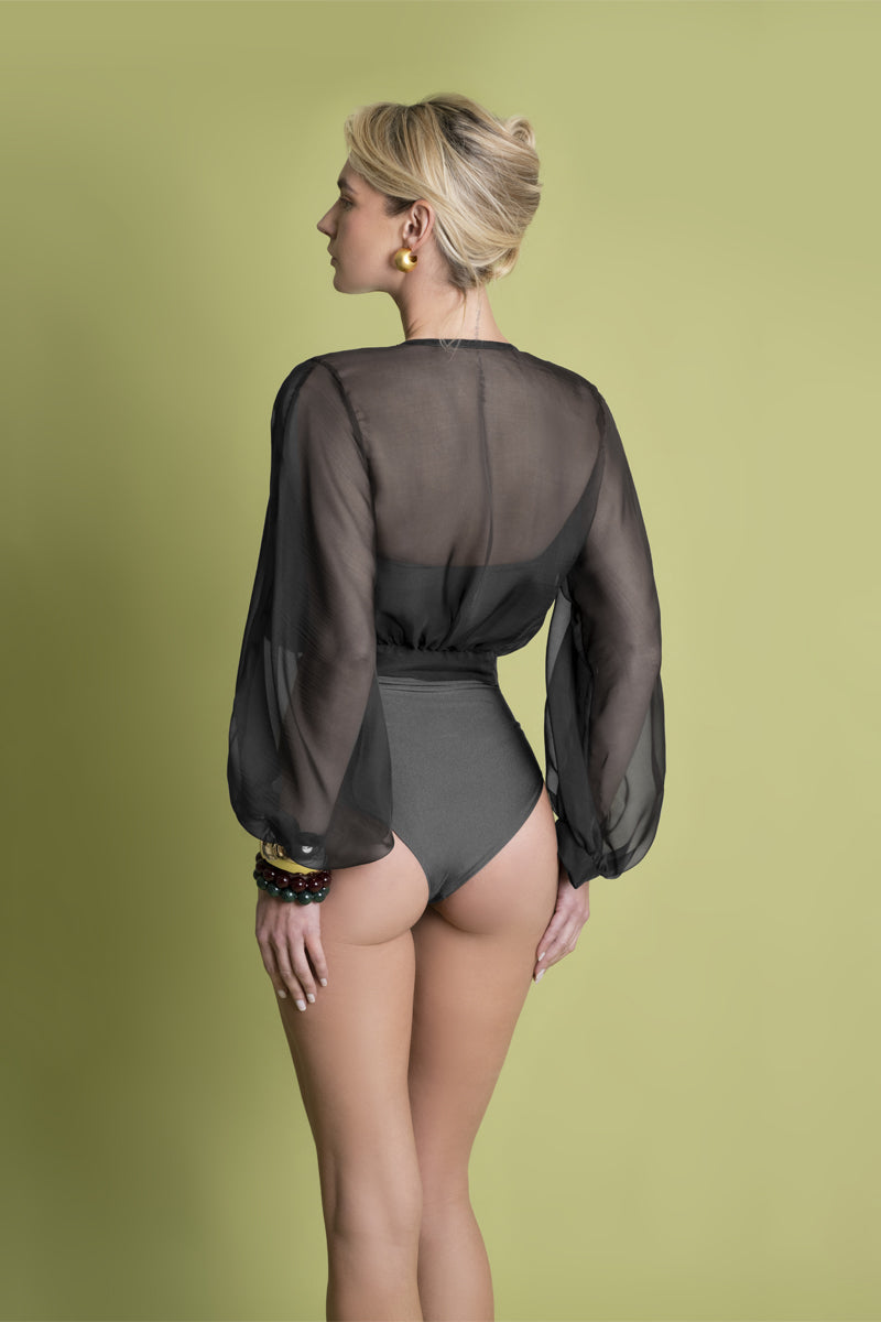 Aurora Shirt Black-4