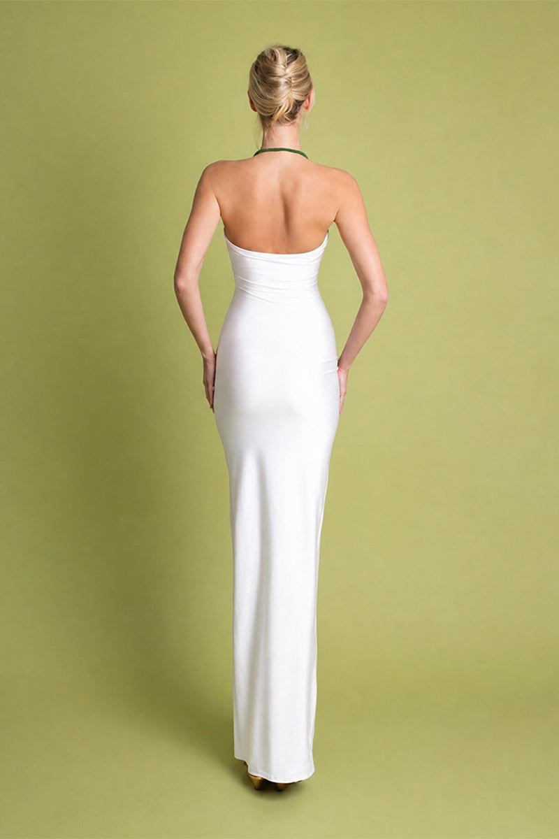 Paula Dress White-2