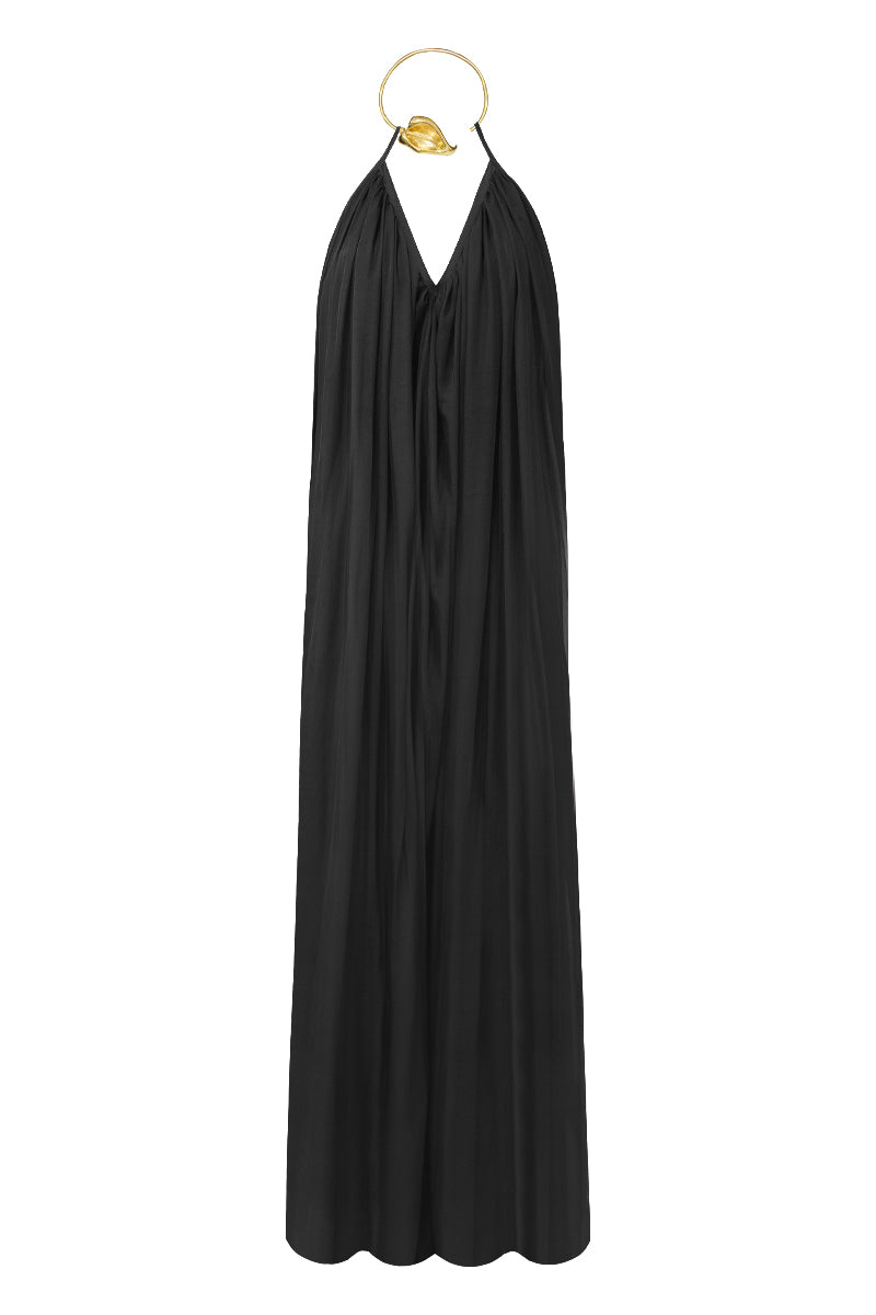 Portobello Silk Dress Black