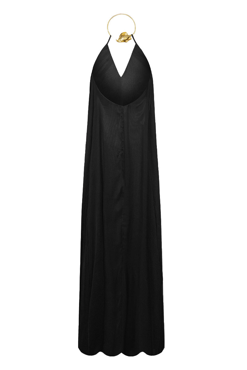 Portobello Silk Dress Black