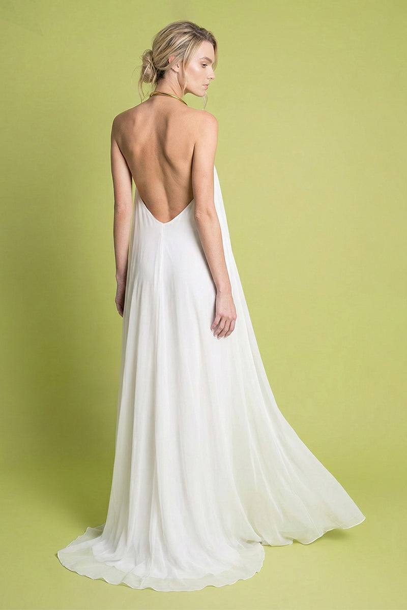 Portobello Silk Dress White